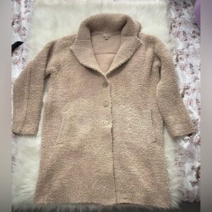 Barefoot Dreams cozy chic shearling coat